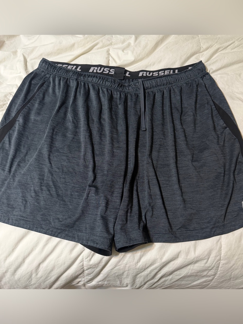 Russell Athletic Dark Heather Gray Athletic Shorts